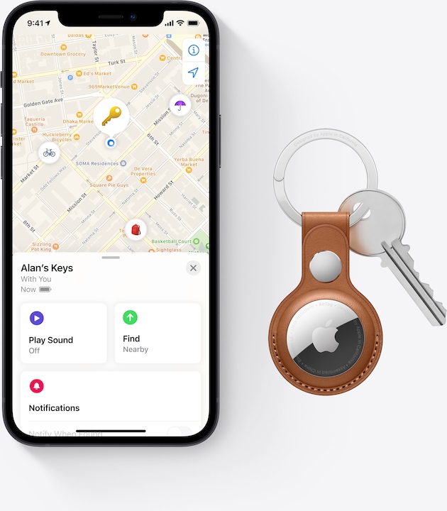 Produktbild Apple AirTag (4 Pack) (iOS)