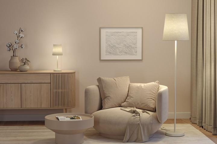 Actual product image Paulmann Stellan II 80103 Stehlampe E27 Creme (E27)