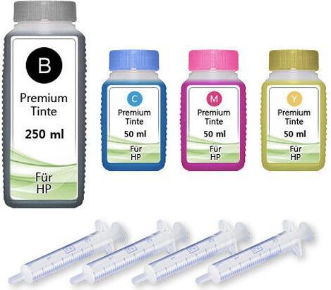 Actual product image Druckfuxx 400ml Nachfüll Tinte für HP 338+343 XL PhotoSmart 2575 2605 2610 7850