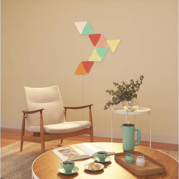Image du produit Nanoleaf Shapes Triangles Smarter Kit 15 (80 lm)