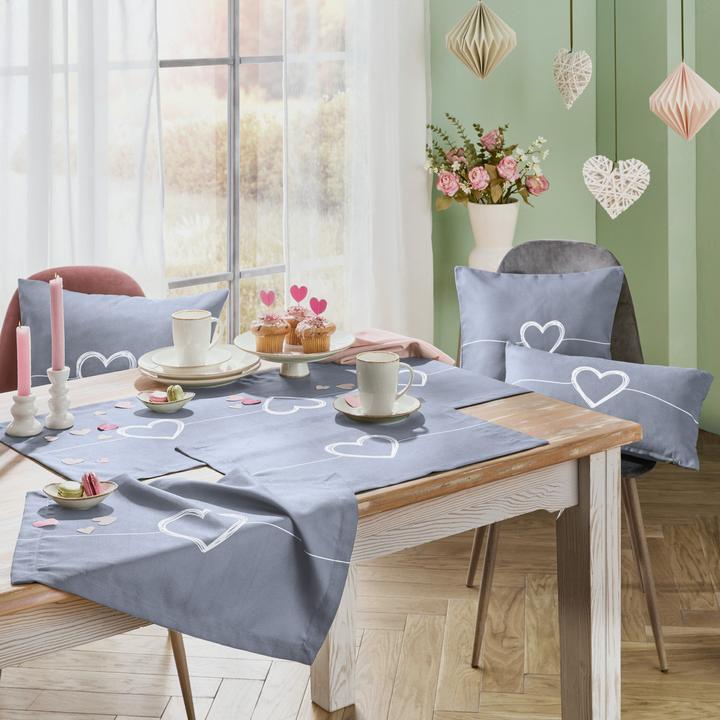 Actual product image Erwin Müller Tischläufer "Herz" (100 x 40 cm)