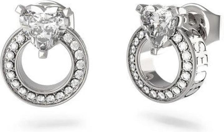 Image du produit Guess 10MM HEART CRYS CIRCLE T STUDS Boucles d'oreilles (Acier inoxydable)