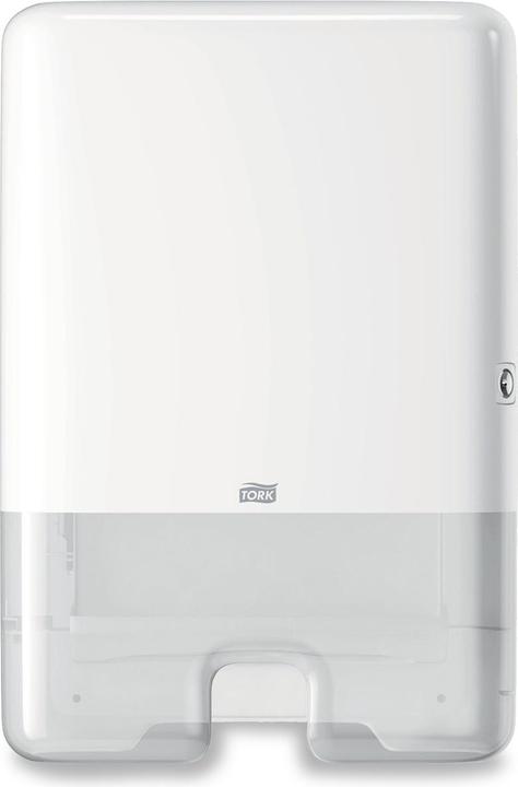 Tork Distributeur d'essuie-mains pliés H2 Xpress plastique blanc 302 x 102 x 444 mm