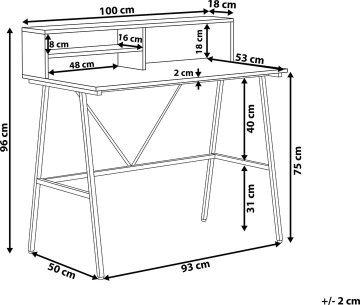 Image du produit Beliani Harison (100 x 53 x 96 cm)