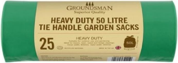 Produktbild Groundsman Plastikbeutel Heavy Duty (25Erpack) (25x, 50 l)