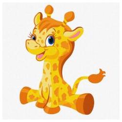 Ideyka Malen nach Zahlen - Kleine Giraffe