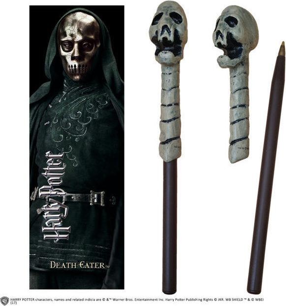 Immagine prodotto Noble Collection Harry Potter - Bacchetta Penna e Segnalibro dei Mangiamorte