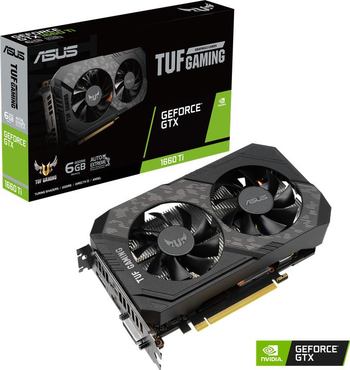 Image du produit ASUS TUF Gaming GeForce GTX 1660 Ti EVO OC Edition (6 Go, GDDR6)