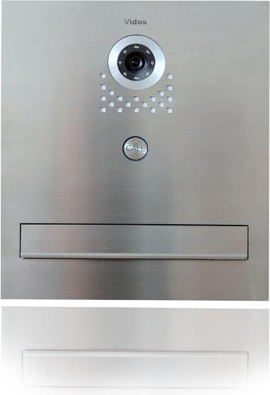 Image du produit Vidos Boîte aux lettres S551-SKM avec interphone vidéo intégré (Filaire)