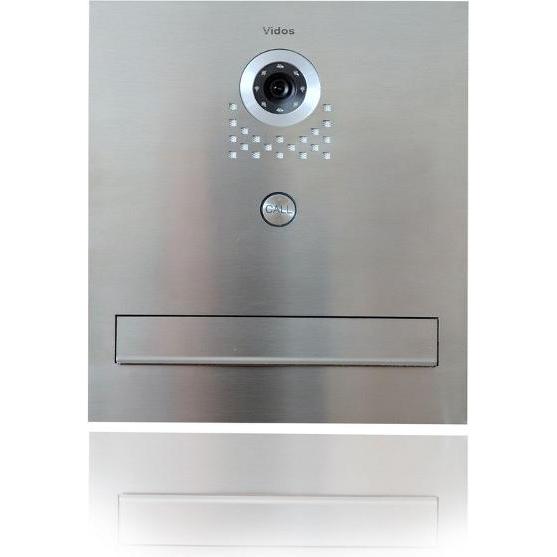 Vidos, Campanello + Citofono, Cassetta per le lettere S551-SKM con sistema videocitofonico integrato