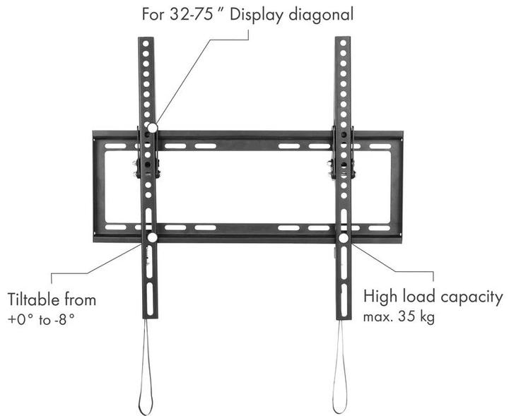 Image du produit Schwaiger Tilt (Mur, 75", 35 kg)