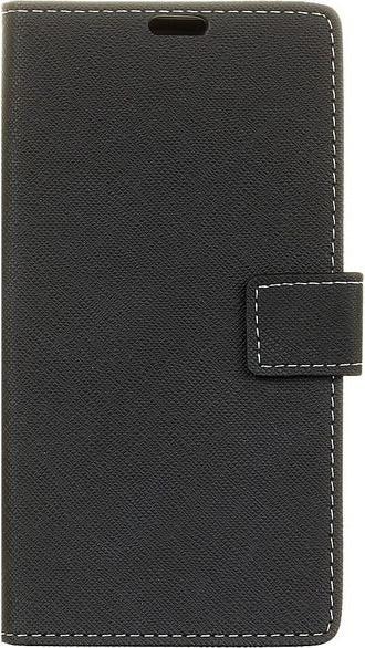 Produktbild MU Classic Leder Hülle mit Kreuzmuster (Huawei Y6 (2017), Huawei Y5 (2017))