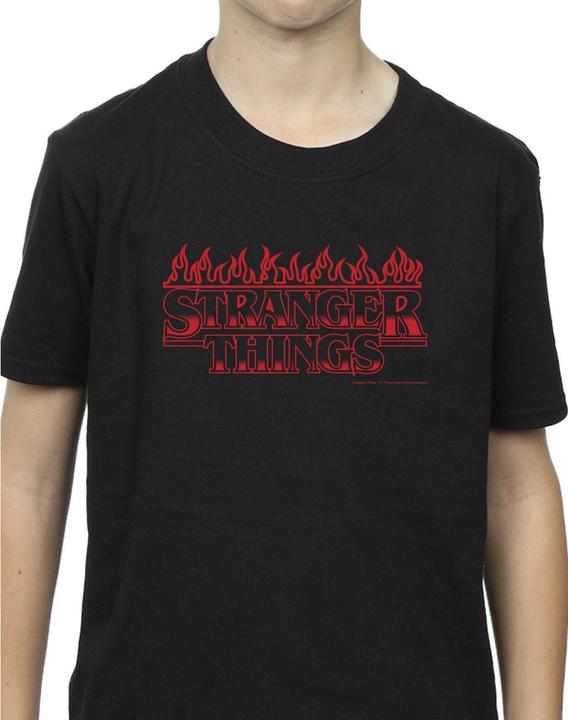 Immagine prodotto Netflix Stranger Things Flames Maglietta Ragazzi (128)