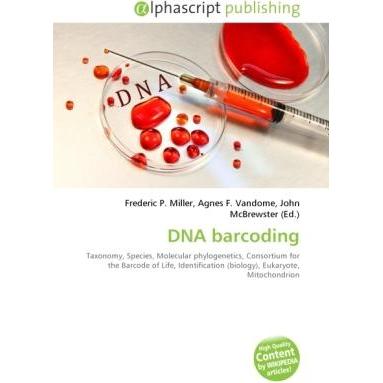 DNA barcoding, Fachbücher von Agnes F. Vandome, Frederic P. Miller, John McBrewster