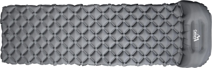 Actual product image Cattara Inflatable mat CRYSTAL 195x58x5cm grey