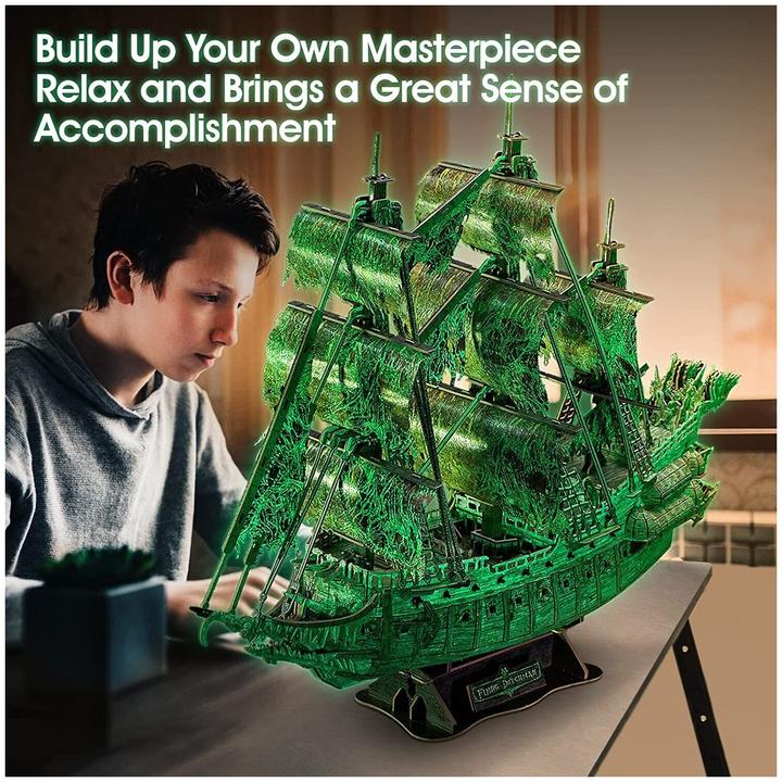 Actual product image Cubicfun Puzzle 3D Latający Holender świecący w ciemności (360 pieces)