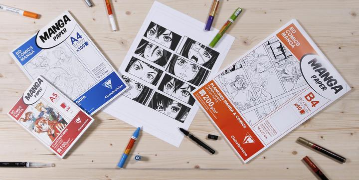 Image du produit Clairefontaine Manga (A4, Règle spéciale, Couverture souple)