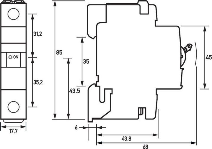Actual product image Doepke GmbH Miniature circuit-breaker DLS 6HSL B16-1 6 kA