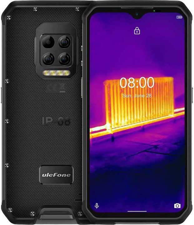 Produktbild Ulefone Armor 9 (128 GB, Black, 6.30", Hybrid Dual SIM, 64 Mpx, 4G)