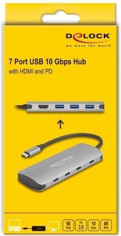 Immagine prodotto Delock 7 Porto (USB-C, 7 porte)