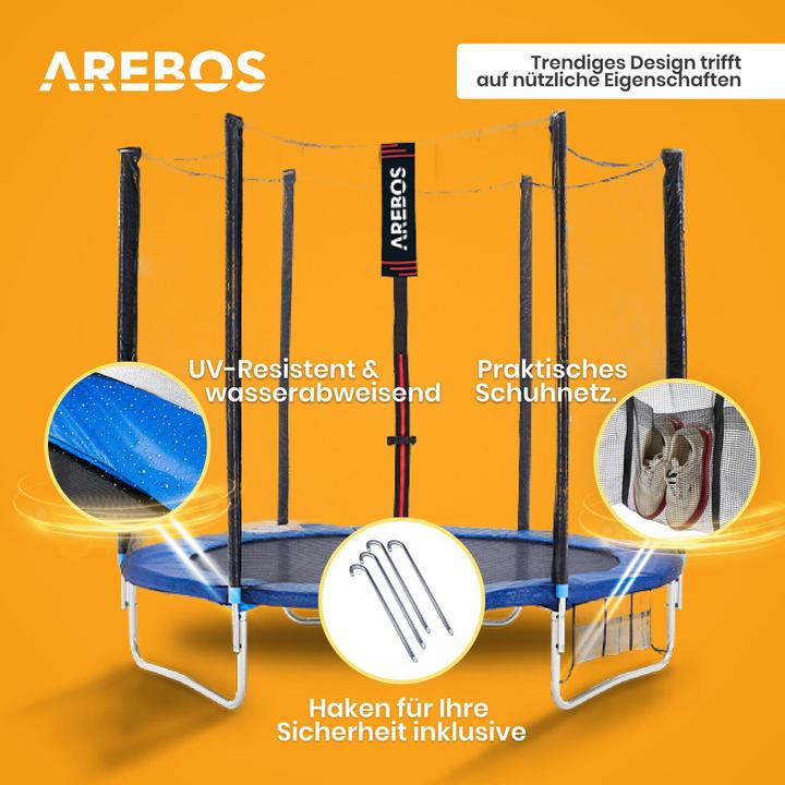 Produktbild Arebos Trampolin Komplett-Set