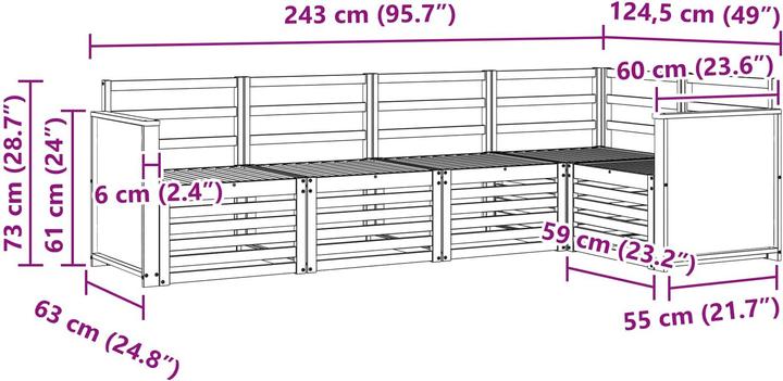 Immagine prodotto vidaXL Outdoor-Sofa