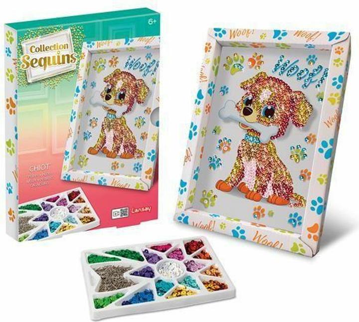 Actual product image Lansay Sequin Art Dog