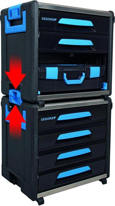 Actual product image Gedore WM 24 ToolBoxModule WorkMo B2 Drawers H6 (1 Piece)