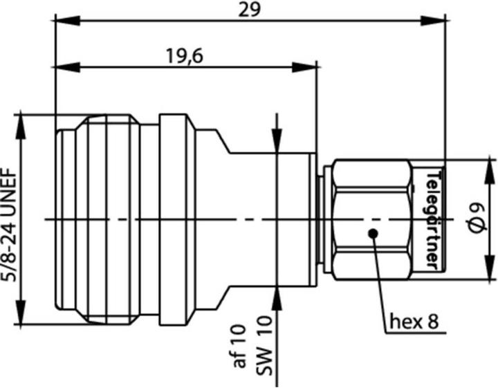 Produktbild Telegärtner HF Adapter