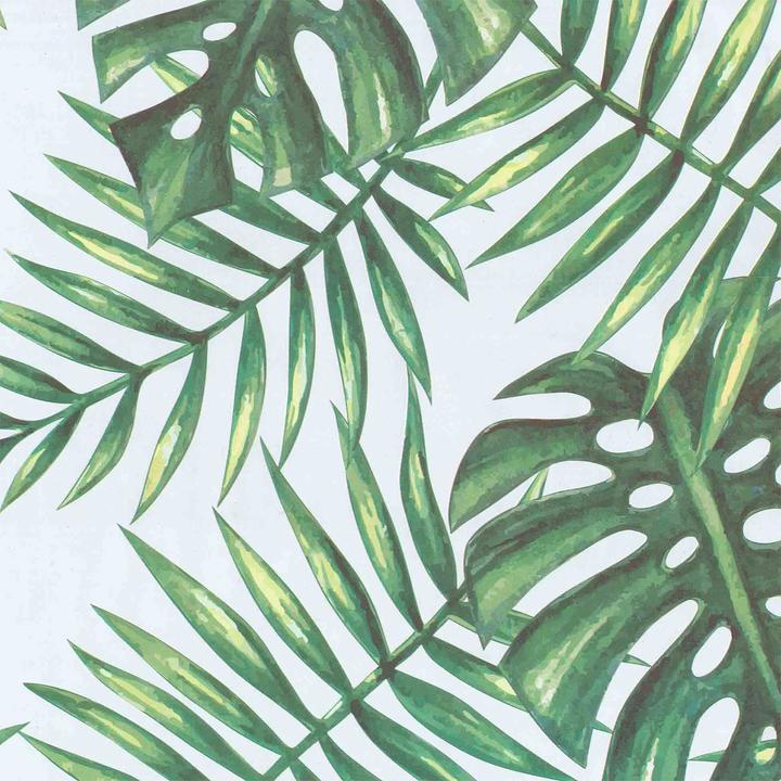 Produktbild Douceur D'intérieur Exotische Klebefolie in Dschungel-Optik – Moderne Dekofolie, 45cmx200cm - Sommerliche selbstklebende (200 x 45 cm)