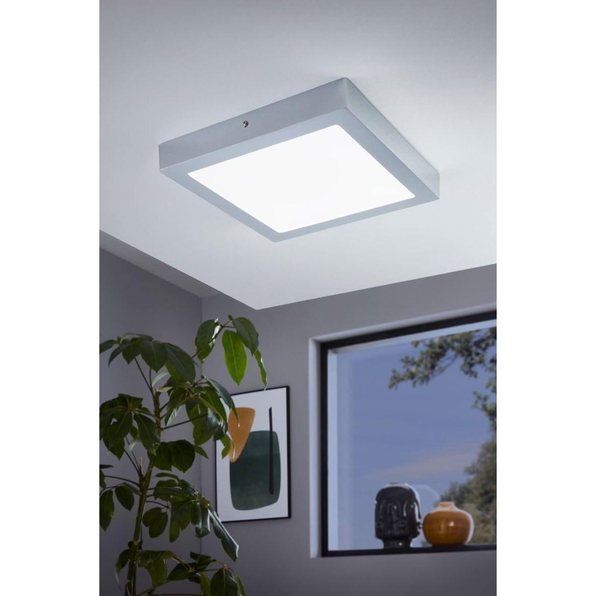 EGLO Connect Fueva-C Lamp Round 30 Cm Chrome | Lights.ie