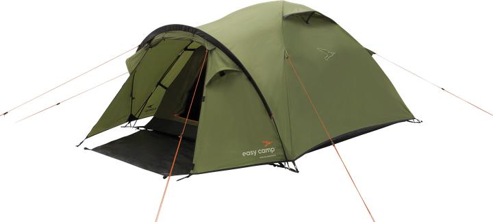 Actual product image Easy Camp Kuppelzelt Setesdal 3 (olivgr?n, mit Tunnel-Vorbau, Modell 2025) (Dome tent, 3.70 kg, 3 persons)