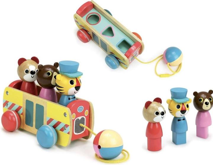 Actual product image Vilac Puzzle Bus by Ingela P. Arrhenius