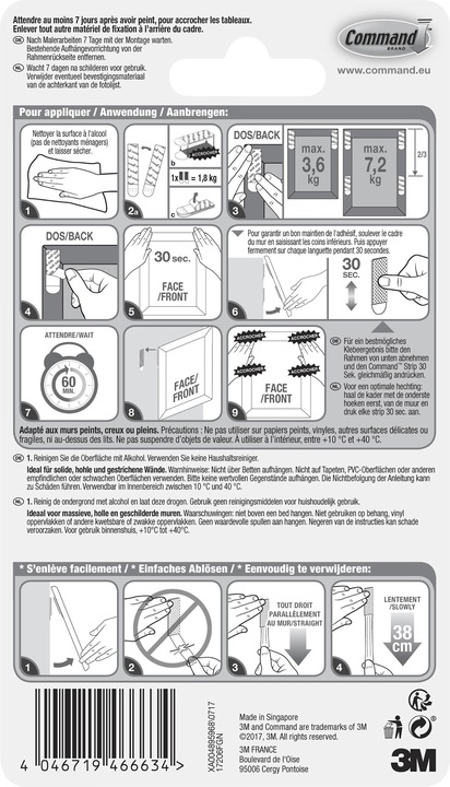 Image du produit Command Bildermontage Strips L (7.20 kg)