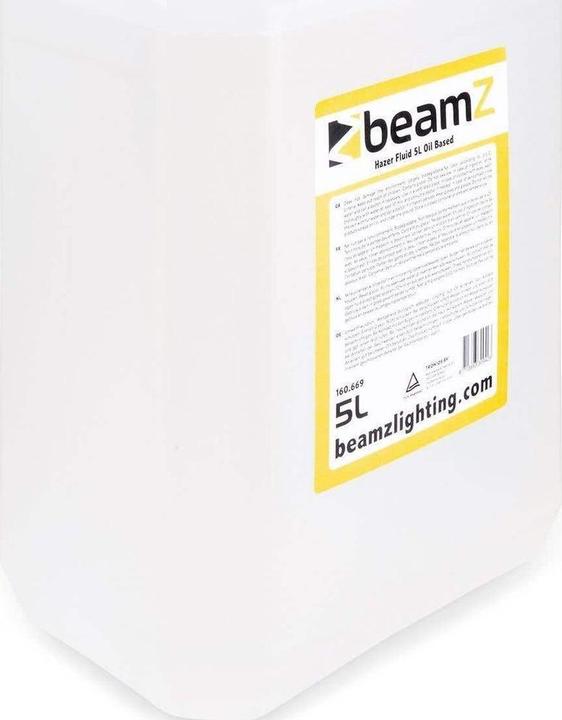 Actual product image BeamZ Hazer fluid 5lt Oil Based (Fog fluid)