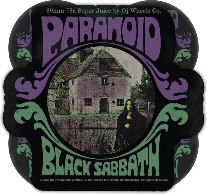 Produktbild Oj`s 78A Super Juice Black Sabbath Paranoid (60 mm)