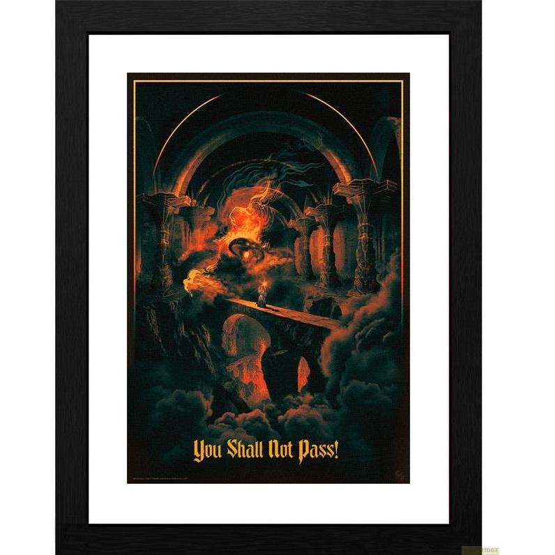 ABYstyle, Quadri, Lord of the Rings Framed Print: You Shall Not Pass 30x40 (30 x 40 cm)