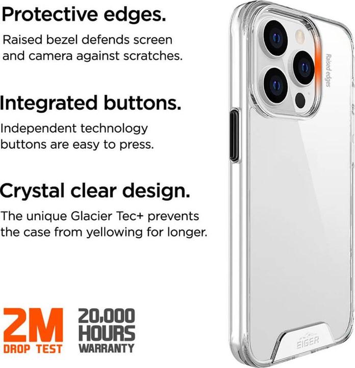 Actual product image Eiger Glacier Case (Apple iPhone 14 Pro Max)