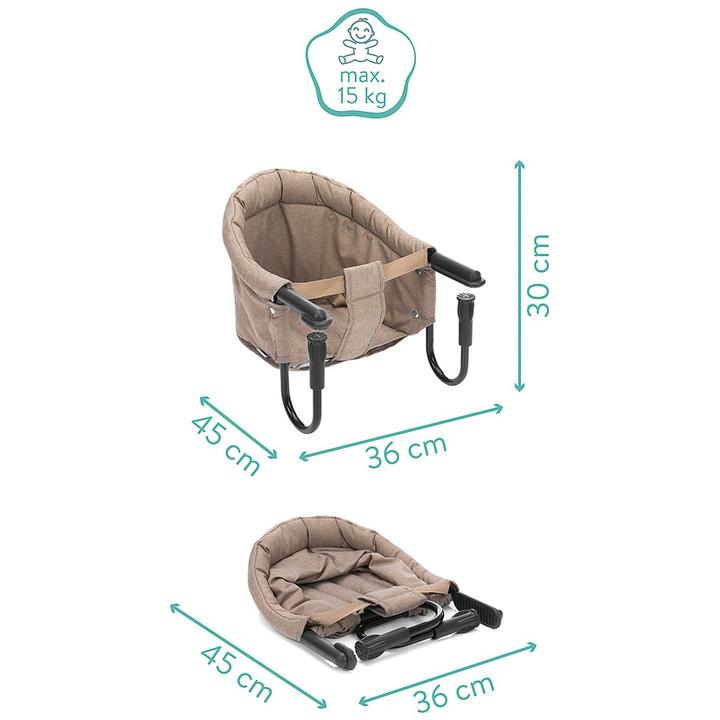 Image du produit Babyworld Tischsitz für Babys & Kleinkinder Braun (Siège de table)
