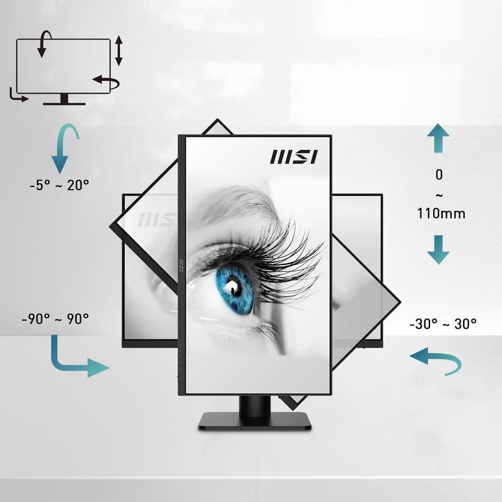 Produktbild MSI PRO MP243XPDE (1920 x 1080 Pixel, 23.80")