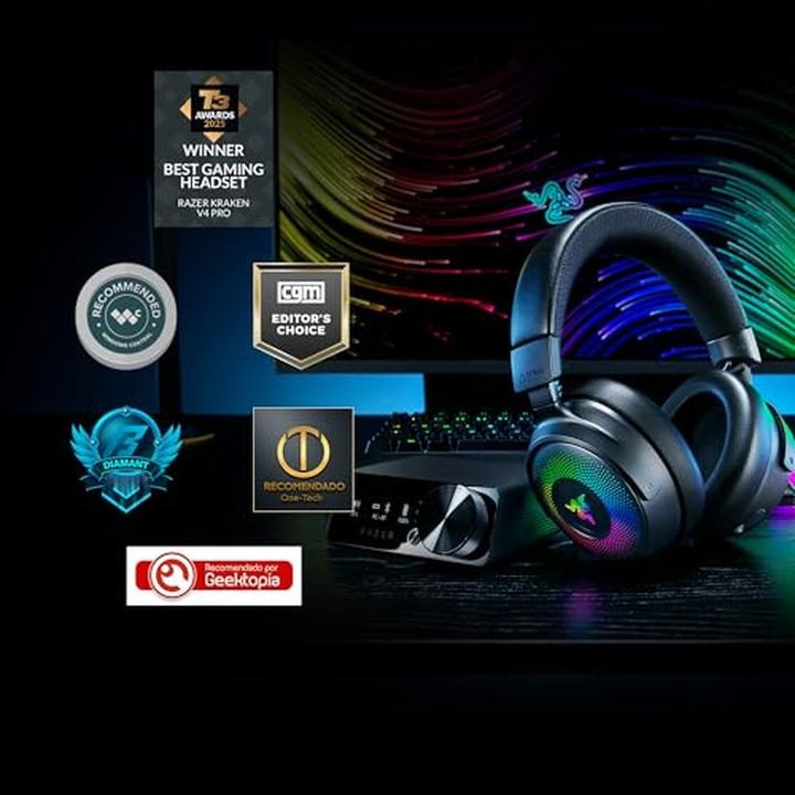 Produktbild Razer Kraken V4 PRO (Kabellos, Kabelgebunden)