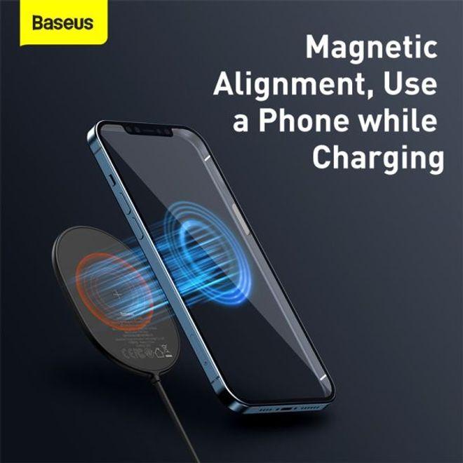 Image du produit Baseus Chargeur magnétique léger sans fil (15 W)