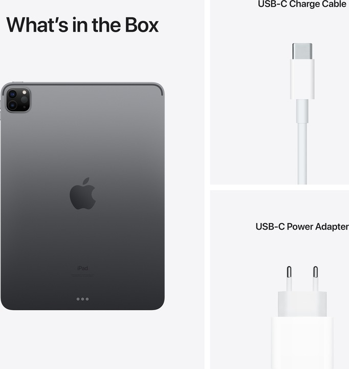 Actual product image Apple iPad Pro 2021 (3. Gen) (WLAN only, 11", 2000 GB, Space grey)