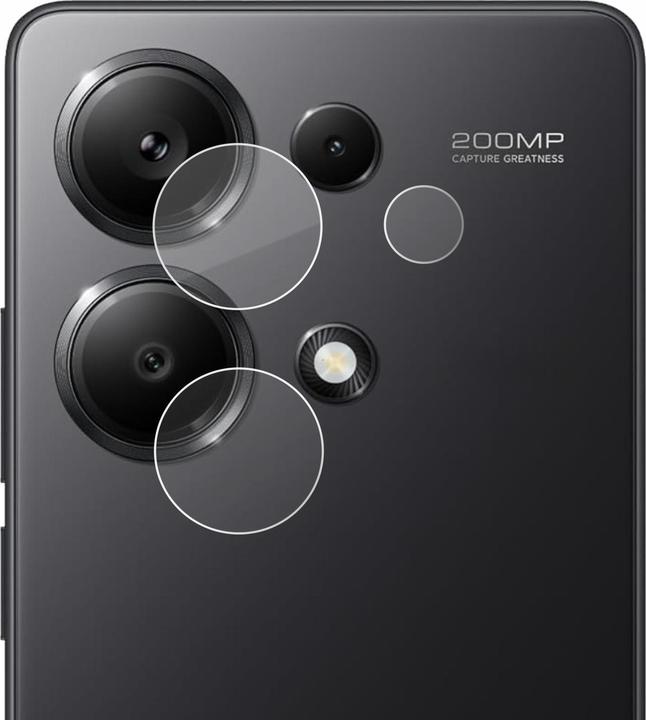 Actual product image BROTECT AirGlass bulletproof glass film (1 Piece, Xiaomi Redmi Note 13 Pro 4G)