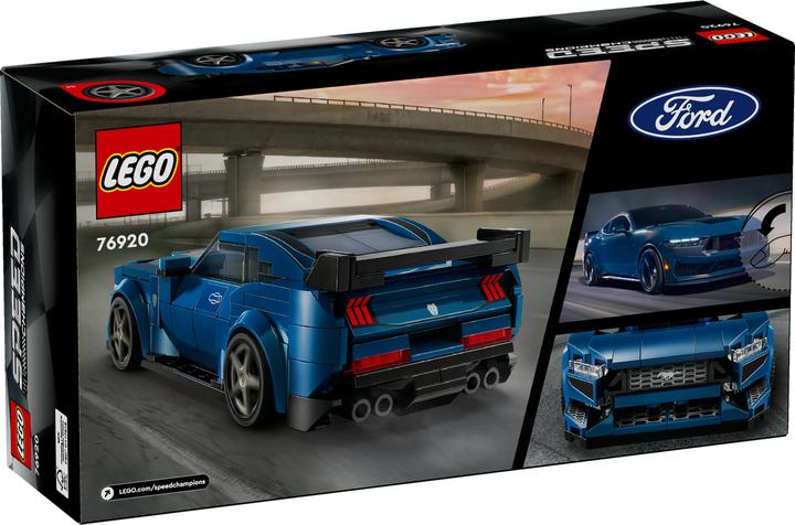 Image du produit LEGO Ford Mustang Dark Horse voiture de sport (76920, LEGO Speed Champions)