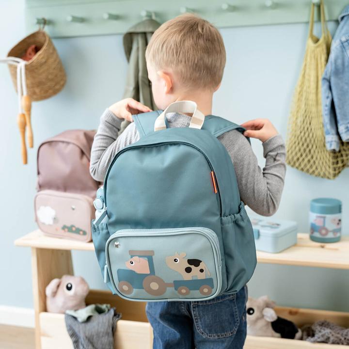 Produktbild Done by Deer Kinder Rucksack Tiny farm blau 7,5 L