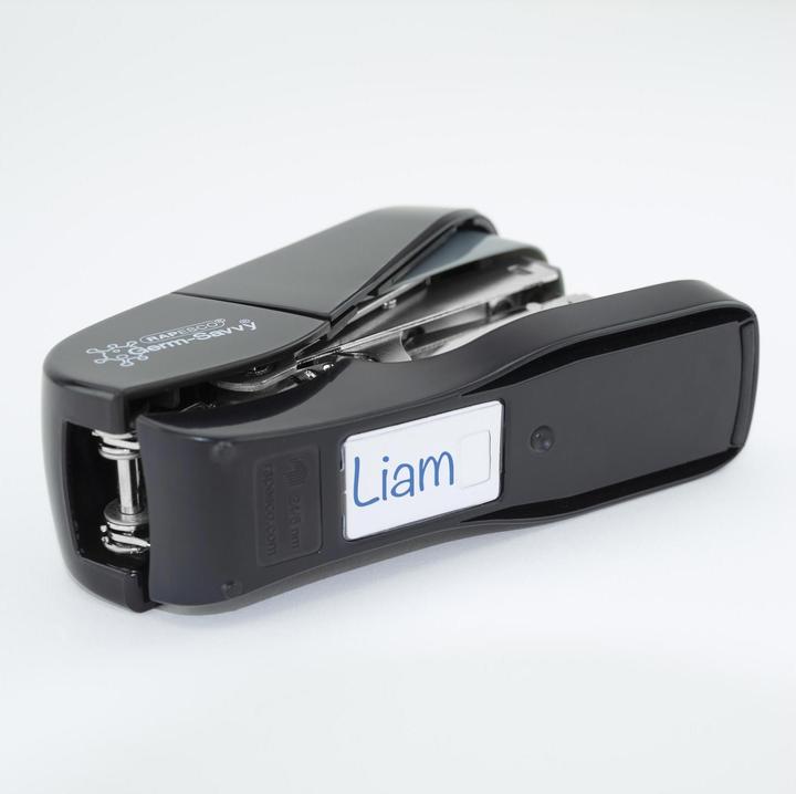 Actual product image Rapesco Flat stapler ECO Less Effort, black Stapling capacity: 35 sheets, insertion depth: 52 mm, for staple (35 Sheets)