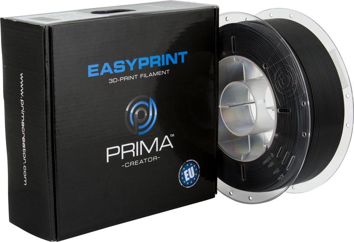 Produktbild Prima Creator EasyPrint PLA - 1.75mm - 1 kg - Black (PLA, 1.75 mm, 1000 g)