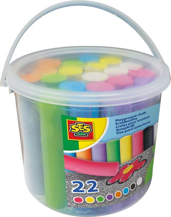 Ses Seau de craie pour trottoir, 22. (22x)