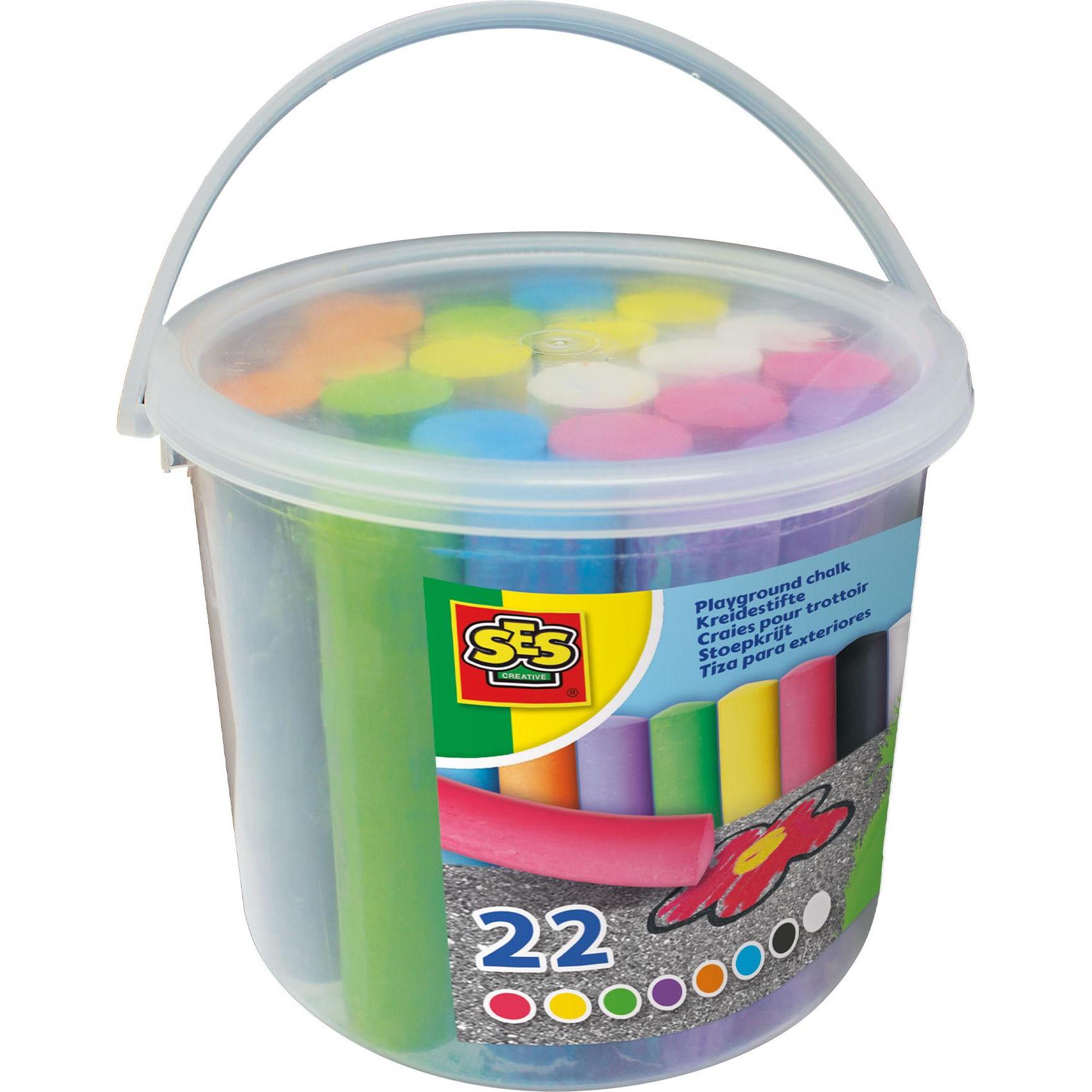 Ses Bürgersteigkreideeimer, 22. (22 x) (02205)